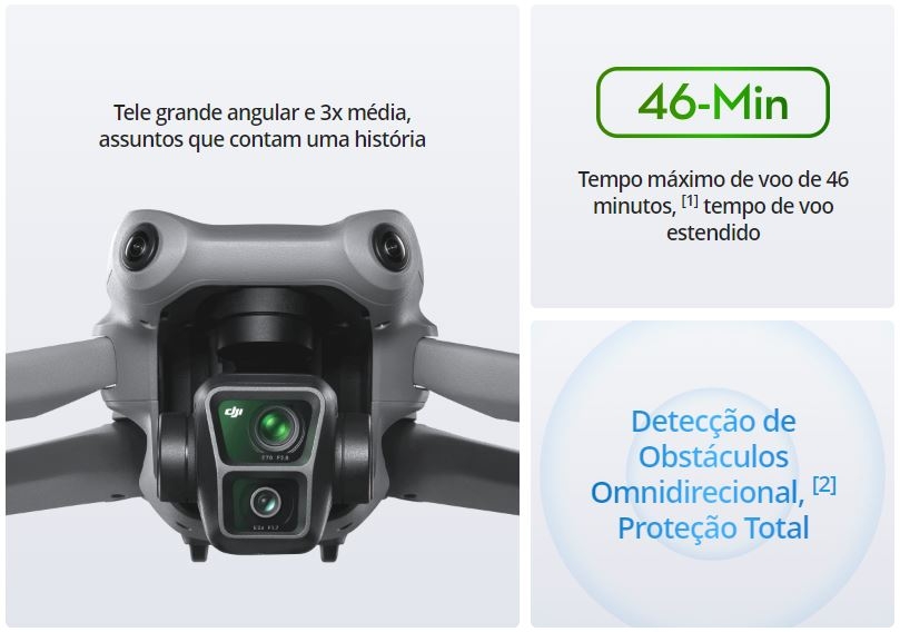 descrição dji air 3