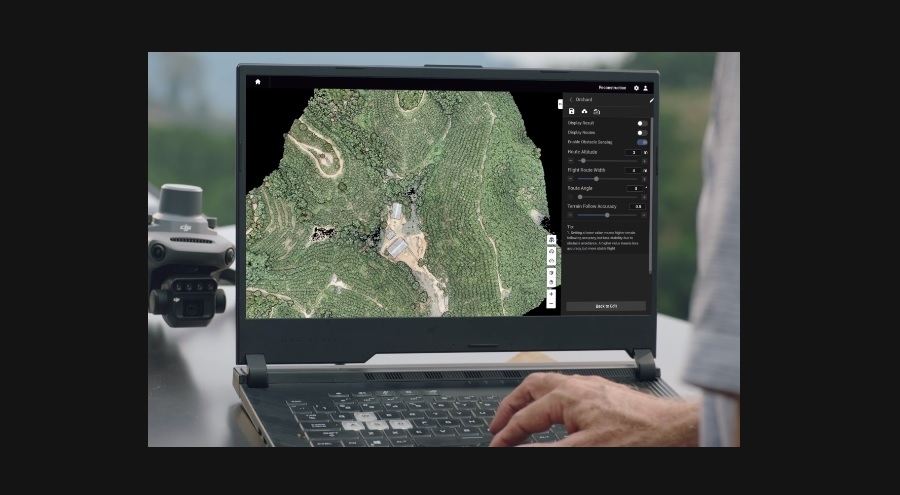 dji terra para mapeamento