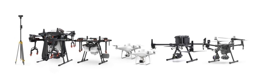 compatibilidade com diversos drones dji